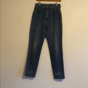 Vintage high waist wrangler straight leg jeans